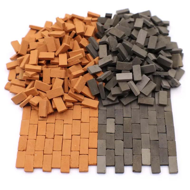 Smart Garden Diy - 1box 50pcs bricks in Red Grey