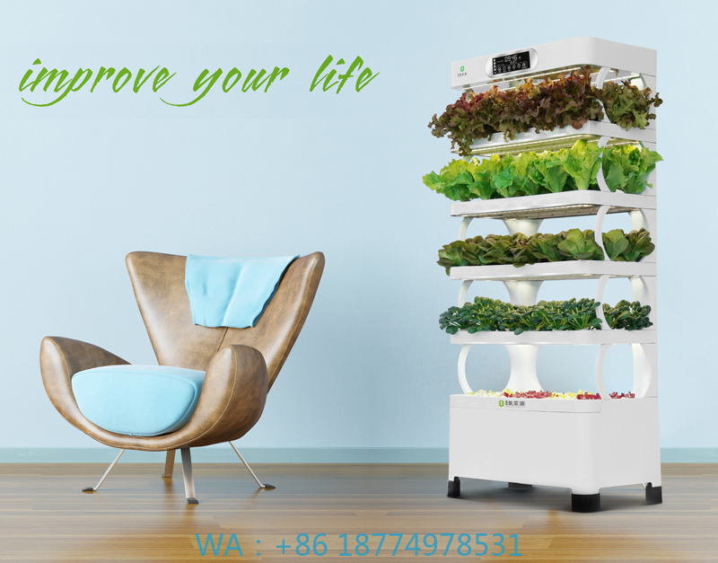 Smart Garden Vertical Planter - and Vertical Greenhouse Complete Hydroponic SystemIndoor
