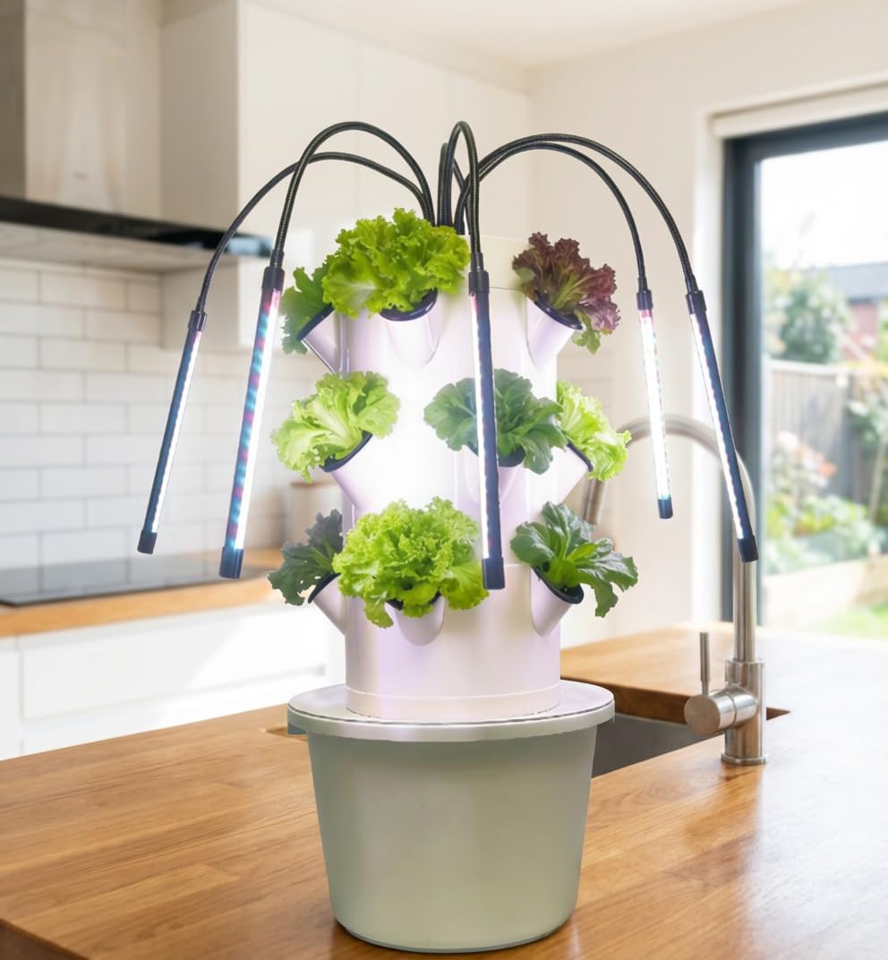 Smart Garden Vertical Planter - Vertical Hydroponic Growing System | 3-Layer