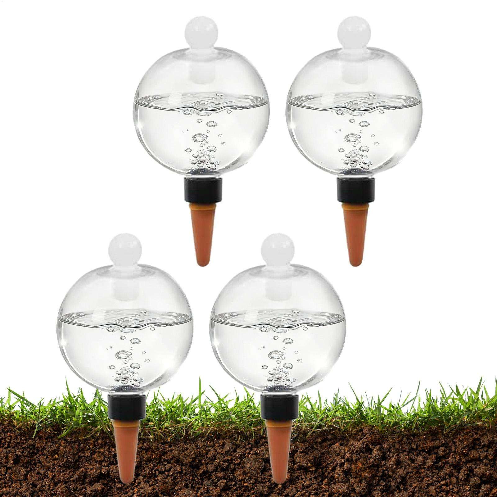 Plant Watering Globe - Plant Watering Bulbs 4pcs 500ml Clear
