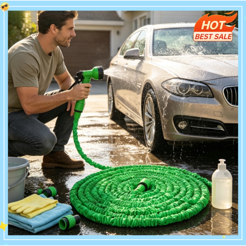 Smart Garden Diy - High-Pressure Car Wash Hose Expandable Magic