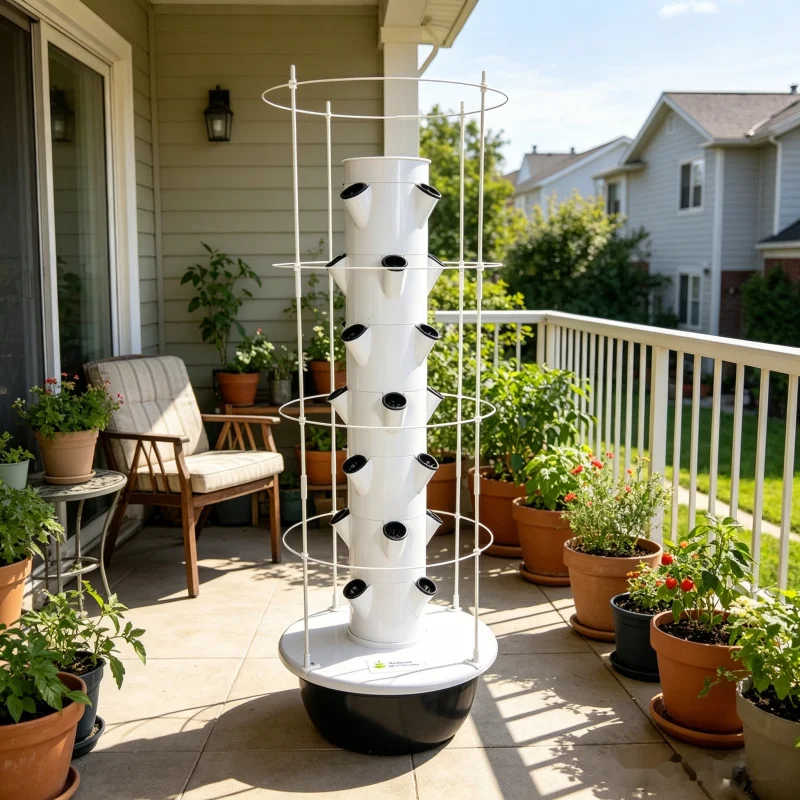 7 Layers with Trellis Spacetre - Smart Garden Vertical Planter ulasan dan harga