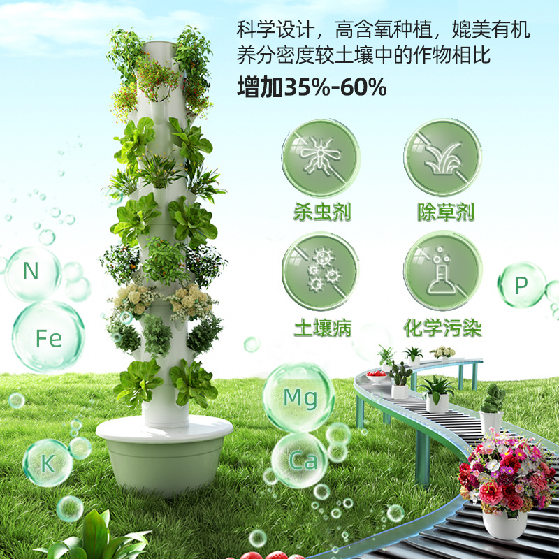 1Pc Smart Vertical Hydroponic  - Smart Garden Vertical Planter ulasan dan harga
