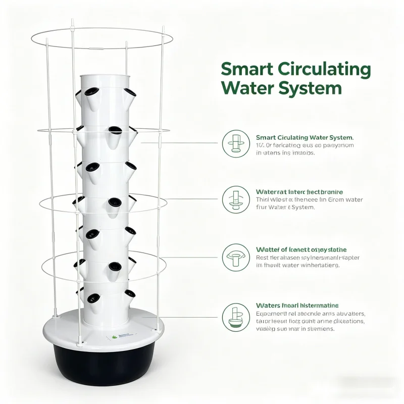 Spacetree Vertical Hydroponic  - Smart Garden Vertical Planter ulasan dan harga