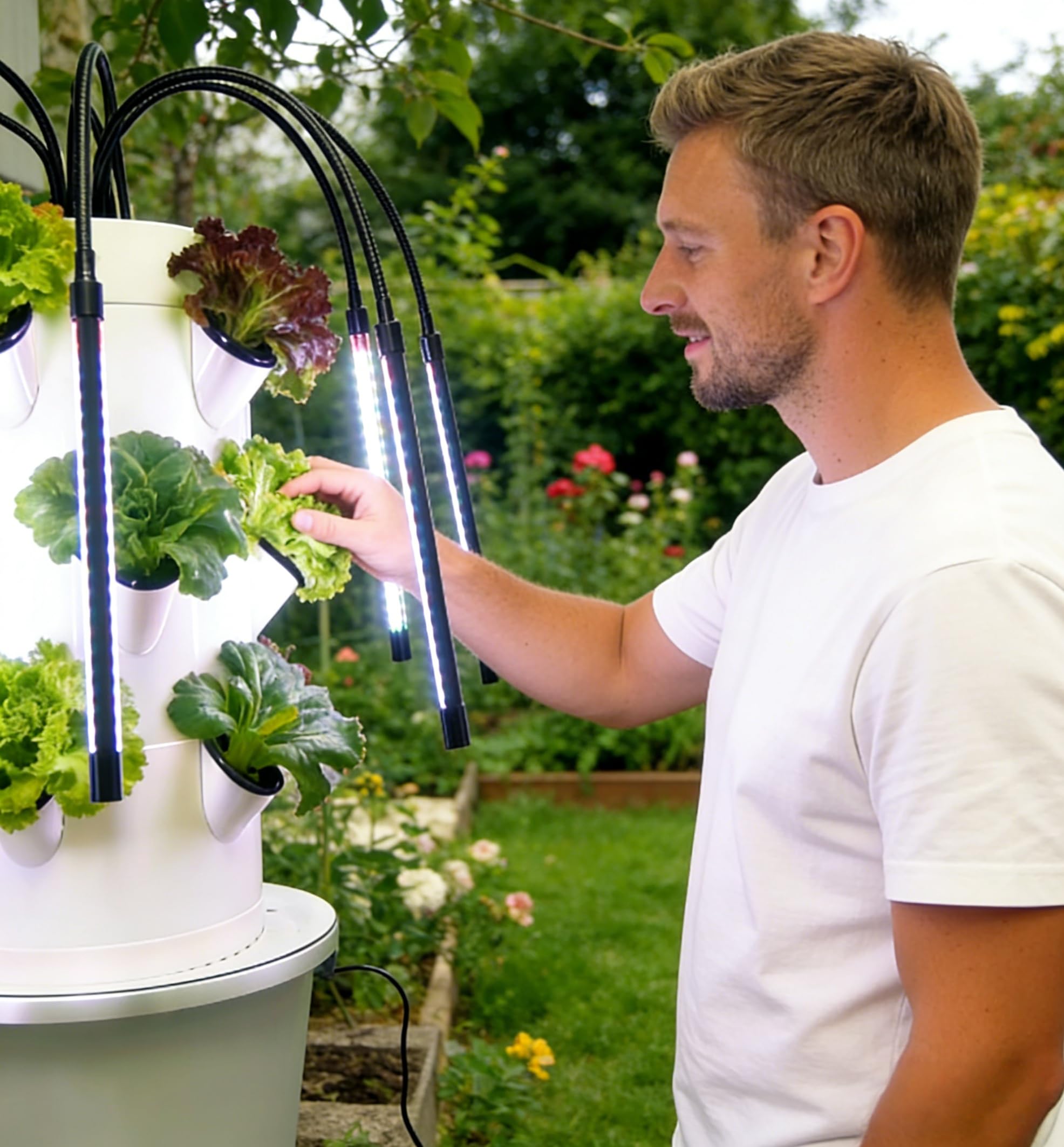 Vertical Hydroponic Growing Sy - Smart Garden Vertical Planter ulasan dan harga