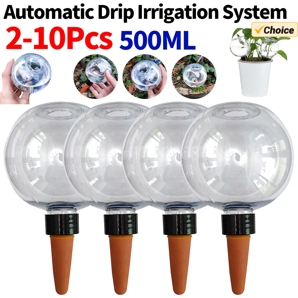2-10Pcs Automatic Drip Irrigat - Plant Watering Globe ulasan dan harga