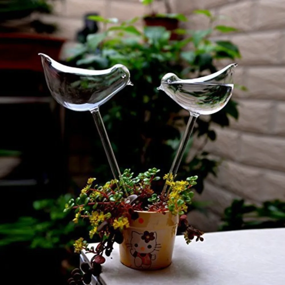 Bird Shape Clear Automatic Flo - Plant Watering Globe ulasan dan harga