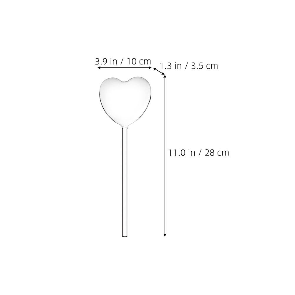 3Pcs Heart Shaped Glass Self W - Plant Watering Globe ulasan dan harga