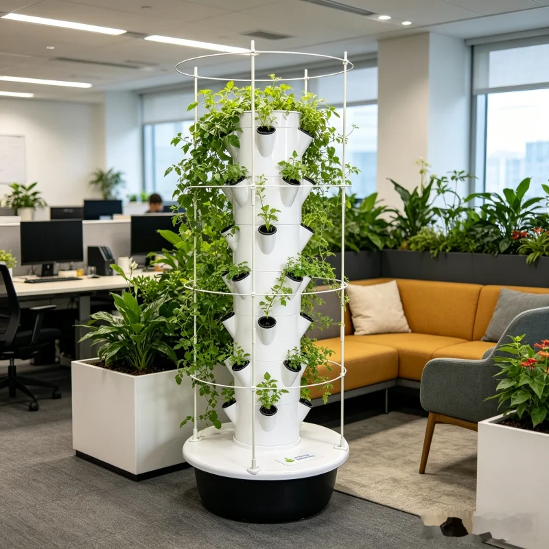 9 Layer Hydroponic Tower Indoo - Smart Garden Vertical Planter ulasan dan harga