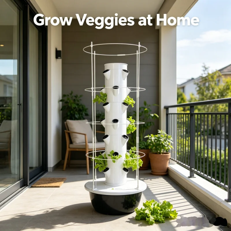 Smart Vertical Hydroponic Towe - Smart Garden Vertical Planter ulasan dan harga