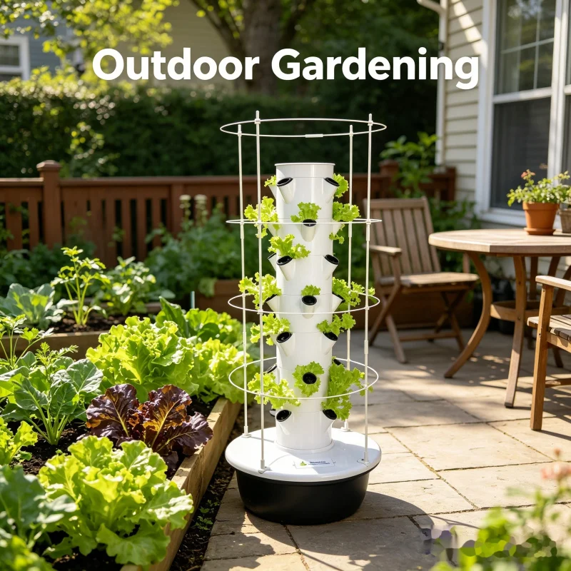 Smart Vertical Hydroponic Towe - Smart Garden Vertical Planter ulasan dan harga
