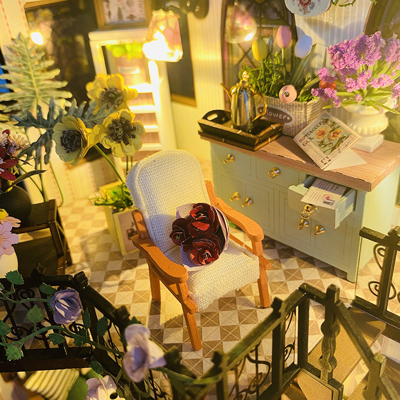 DIY Wooden Doll House Garden M - Smart Garden Diy ulasan dan harga