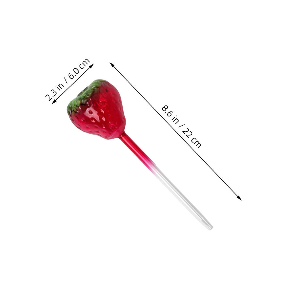 2Pcs Glass Strawberry Plant Wa - Plant Watering Globe ulasan dan harga