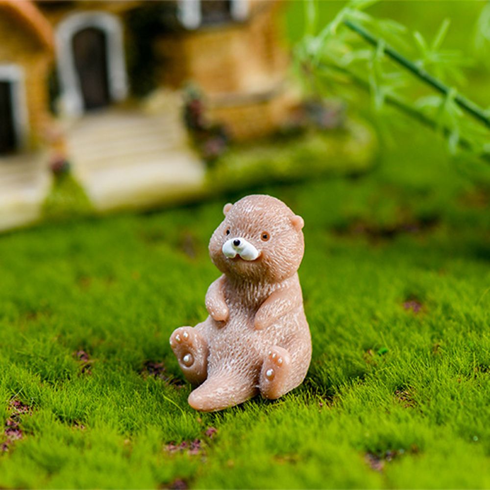 Otters Figurine Mini Home Deco - Smart Garden Diy ulasan dan harga