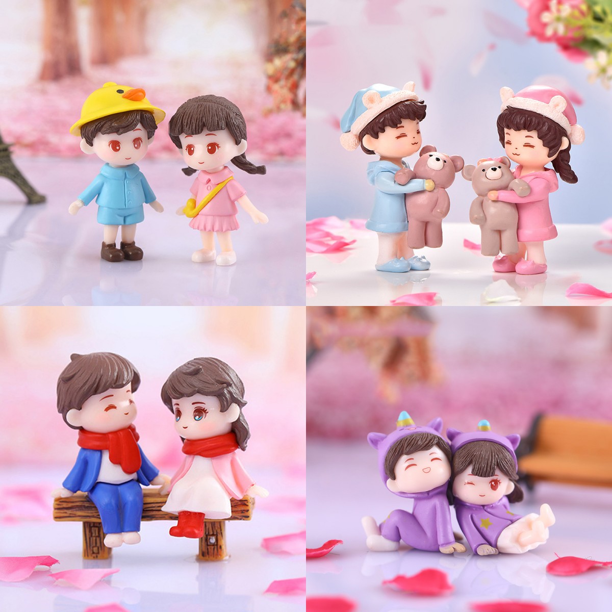 1/2pc Cute Mini Lovers Couples - Smart Garden Diy ulasan dan harga
