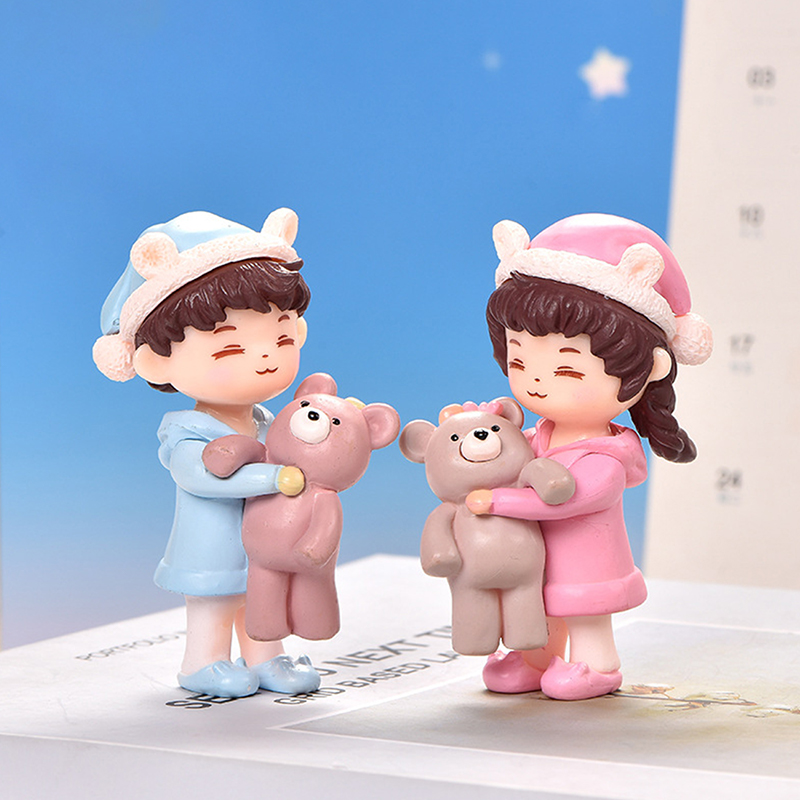 1/2pc Cute Mini Lovers Couples - Smart Garden Diy ulasan dan harga
