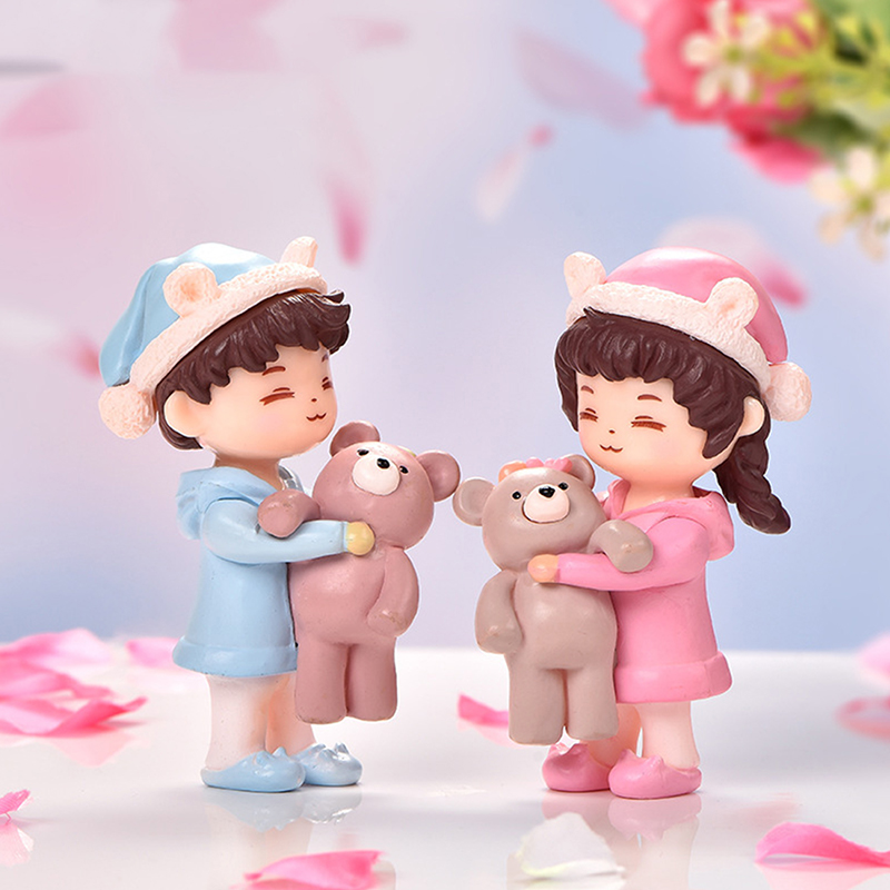 1/2pc Cute Mini Lovers Couples - Smart Garden Diy ulasan dan harga