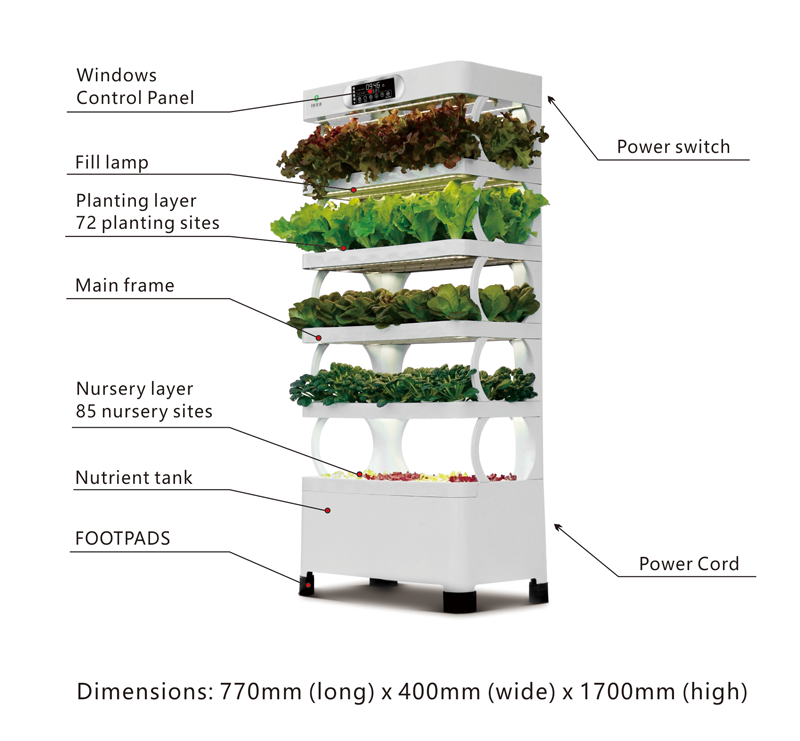 Indoor Small Home Garden Plant - Smart Garden Vertical Planter ulasan dan harga