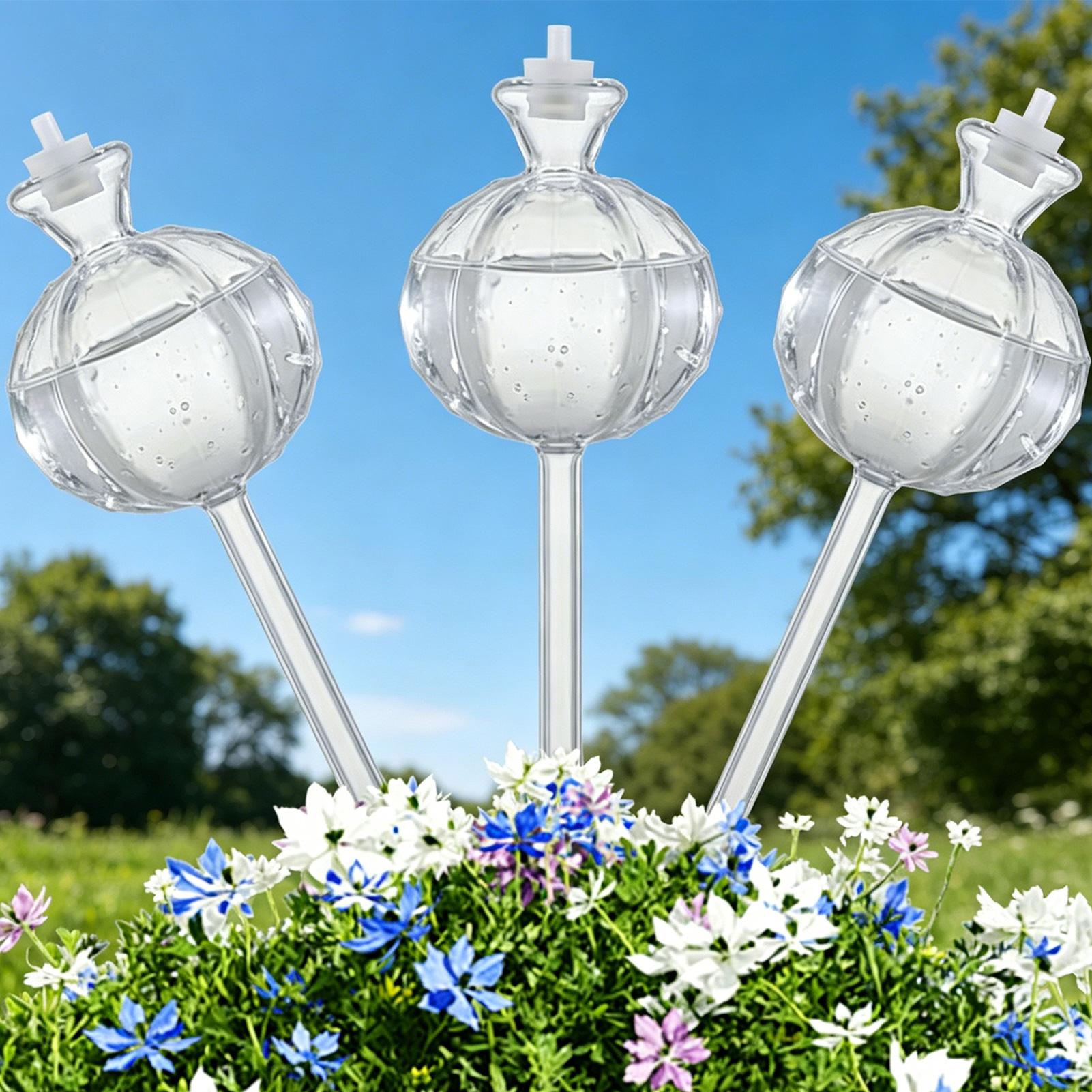 Plant Watering Globes Stakes 3 - Plant Watering Globe ulasan dan harga